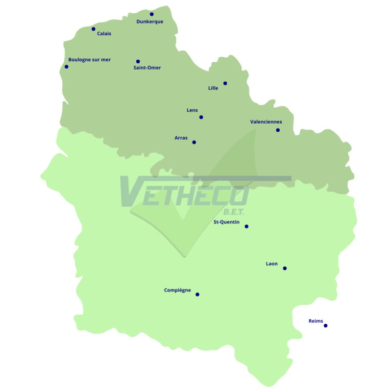 Carte zone d’intervention VETHECO